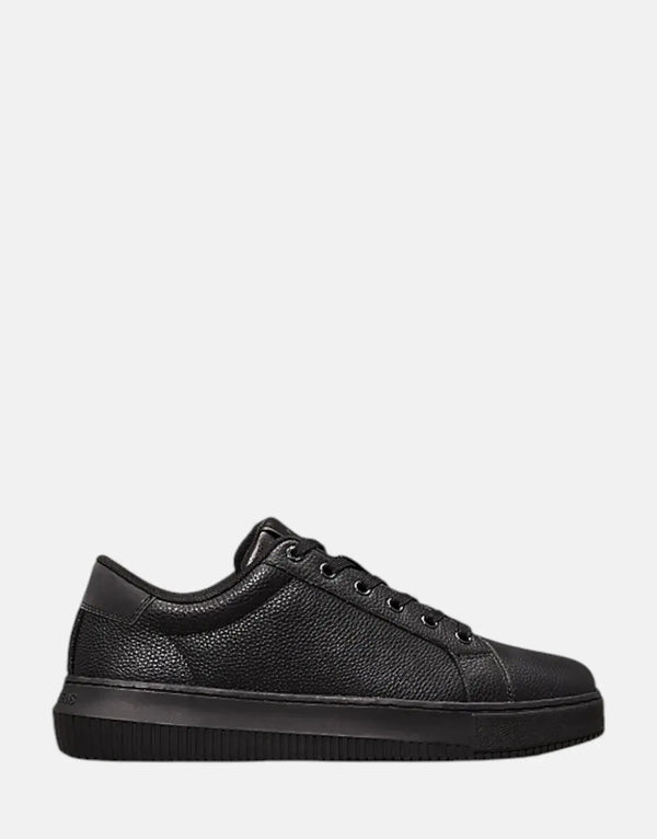 Calvin Klein Men's Classic Chunky Cupsole OHB Black Leather Sneakers