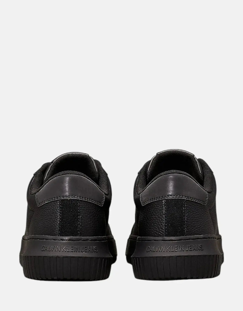 Calvin Klein Men's Classic Chunky Cupsole OHB Black Leather Sneakers