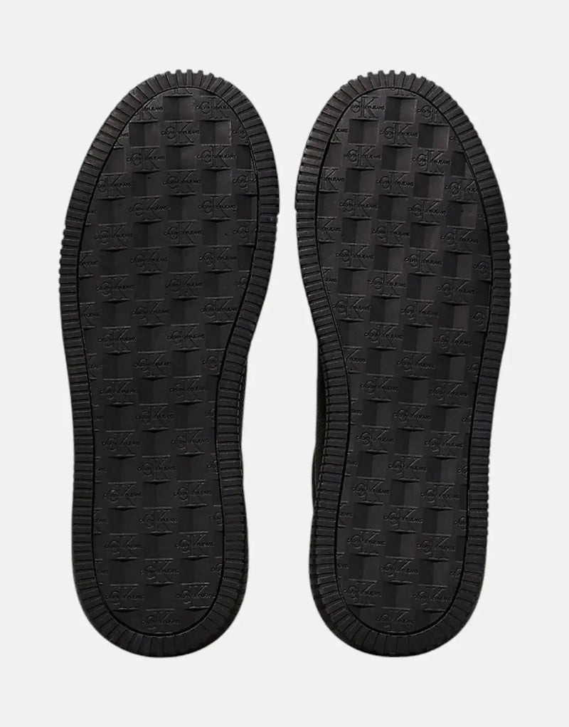 Calvin Klein Men's Classic Chunky Cupsole OHB Black Leather Sneakers