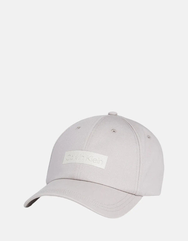Calvin Klein Organic Cotton Grey Cap with Embroidered Logo, Adjustable Fit