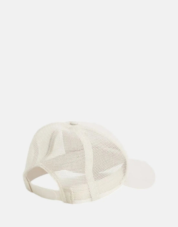 Calvin Klein Stone Trucker Cap: Organic Cotton, Embroidered Logo, Adjustable Fit