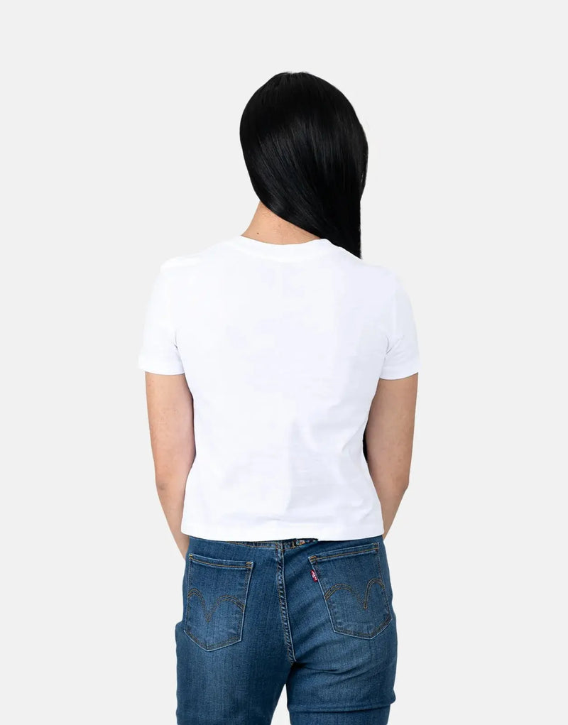 Calvin Klein Iconic White T-Shirt: Front Photo Graphic, Premium Soft Cotton Comfort