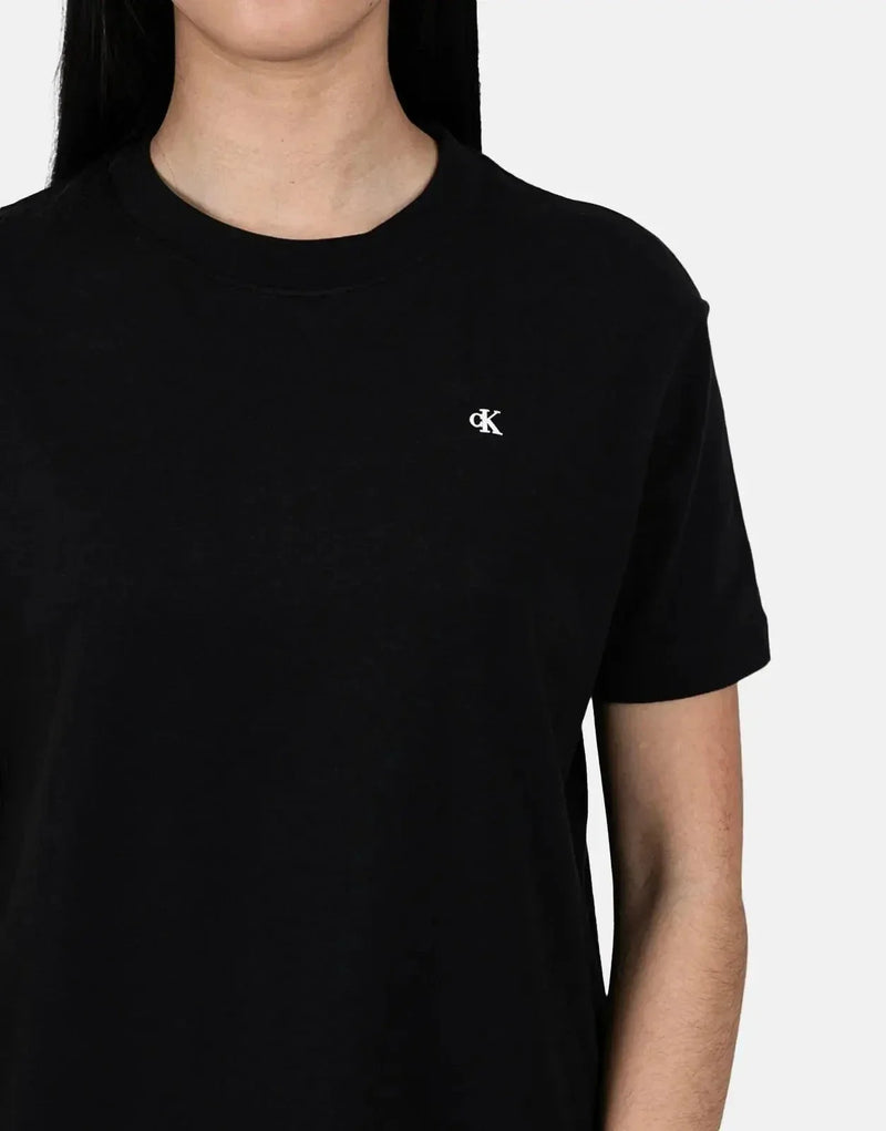 Calvin Klein Women's Black Landscape Photo Soft Cotton Regular Fit Tee