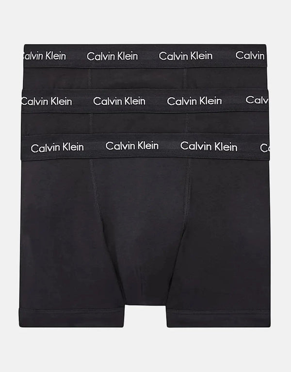 Calvin Klein Men's Cotton Stretch Trunk Underwear 3-Pack - Ultimate Comfort Fit