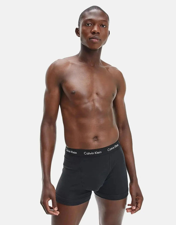 Calvin Klein Men's Cotton Stretch Trunk Underwear 3-Pack - Ultimate Comfort Fit