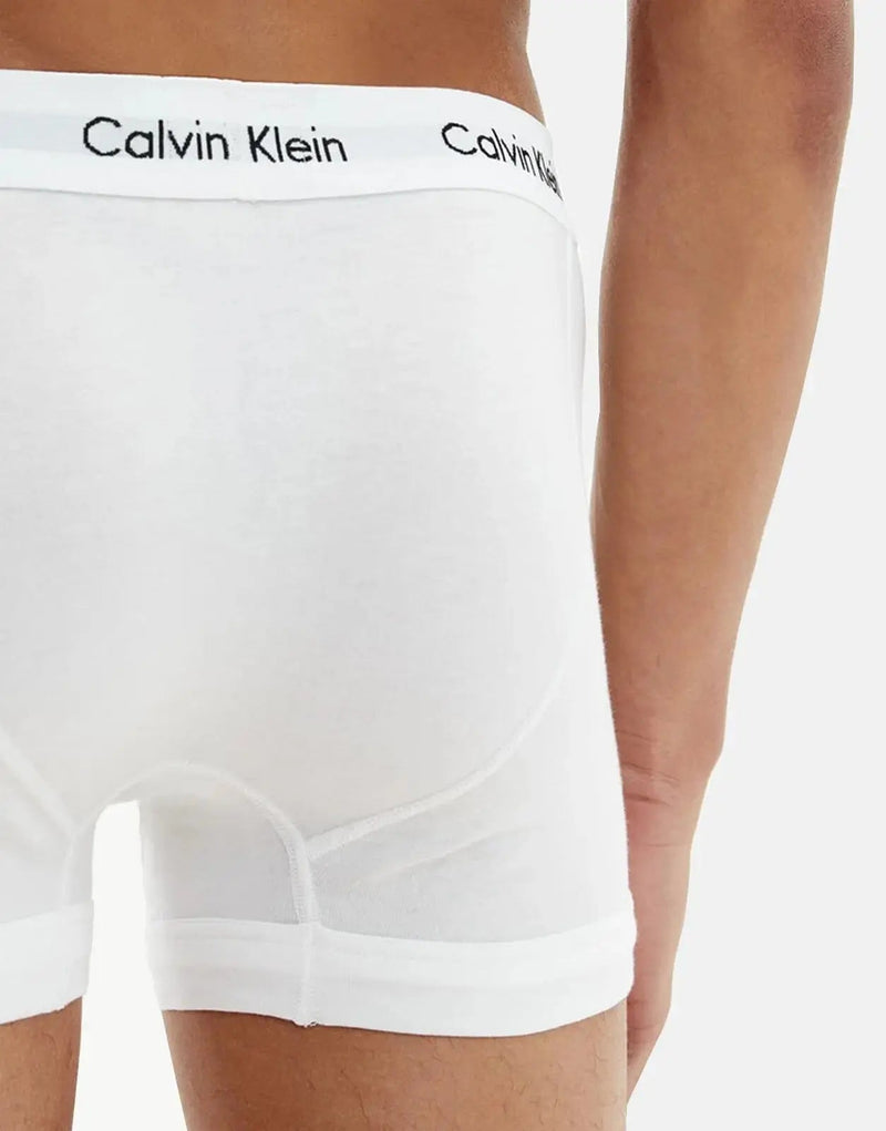 Calvin Klein Men's Premium Cotton Stretch Trunk Underwear 3-Pack, Multi-Color
