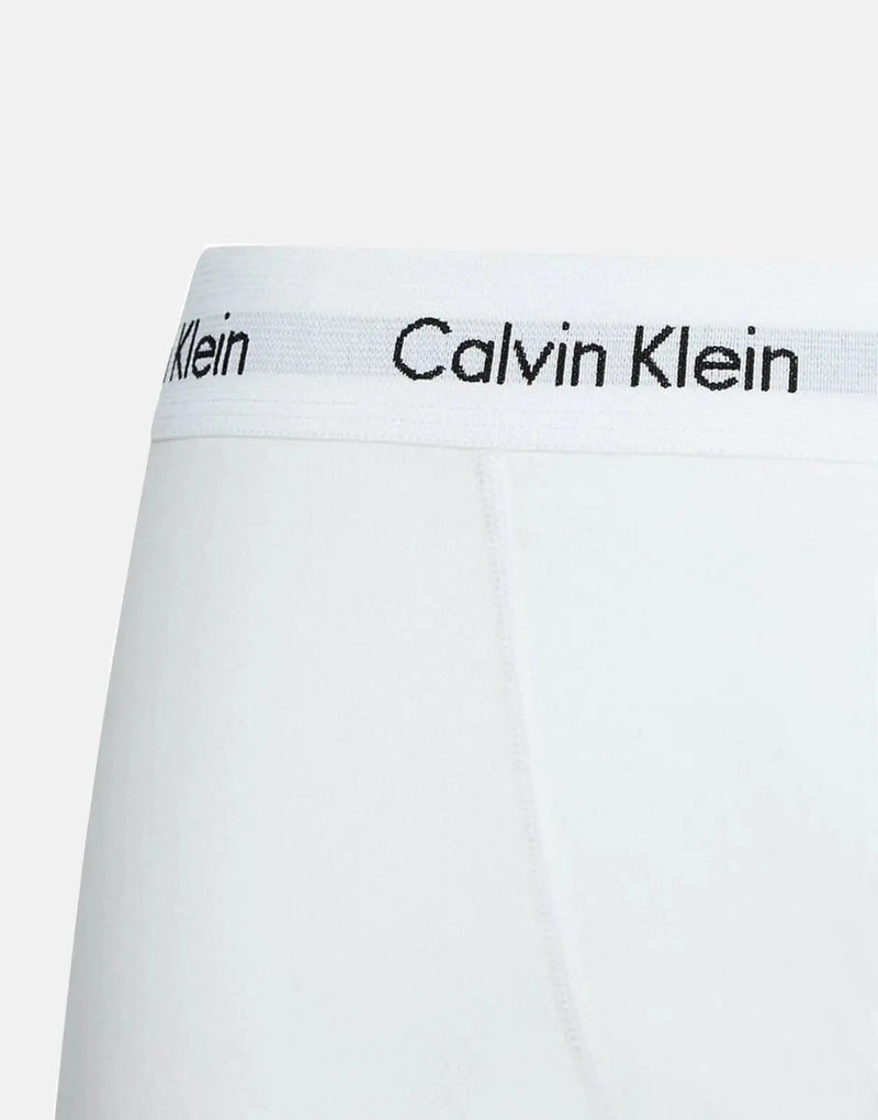 Calvin Klein Men's Premium Cotton Stretch Trunk Underwear 3-Pack, Multi-Color