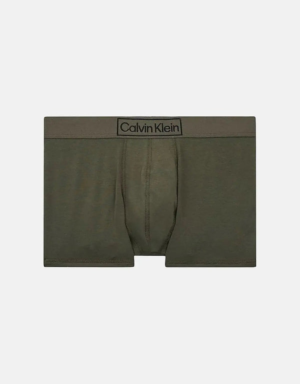 Calvin Klein Men's Green Heritage Stretch Cotton Trunk Underwear