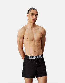 Calvin Klein Men's Quick-Dry Recycled Swim Shorts, Signature Elastic Waistband