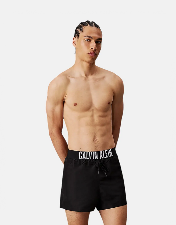 Calvin Klein Men's Quick-Dry Recycled Swim Shorts, Signature Elastic Waistband
