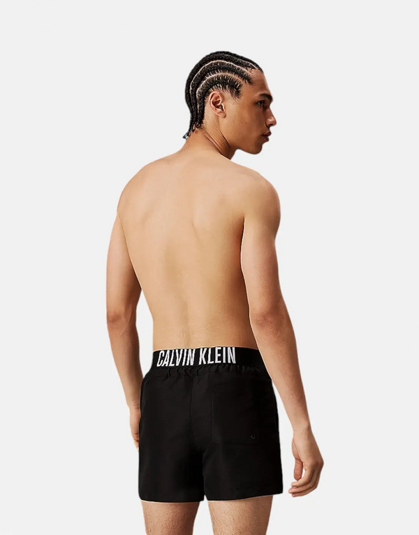 Calvin Klein Men's Quick-Dry Recycled Swim Shorts, Signature Elastic Waistband