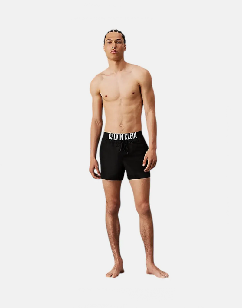Calvin Klein Men's Quick-Dry Recycled Swim Shorts, Signature Elastic Waistband