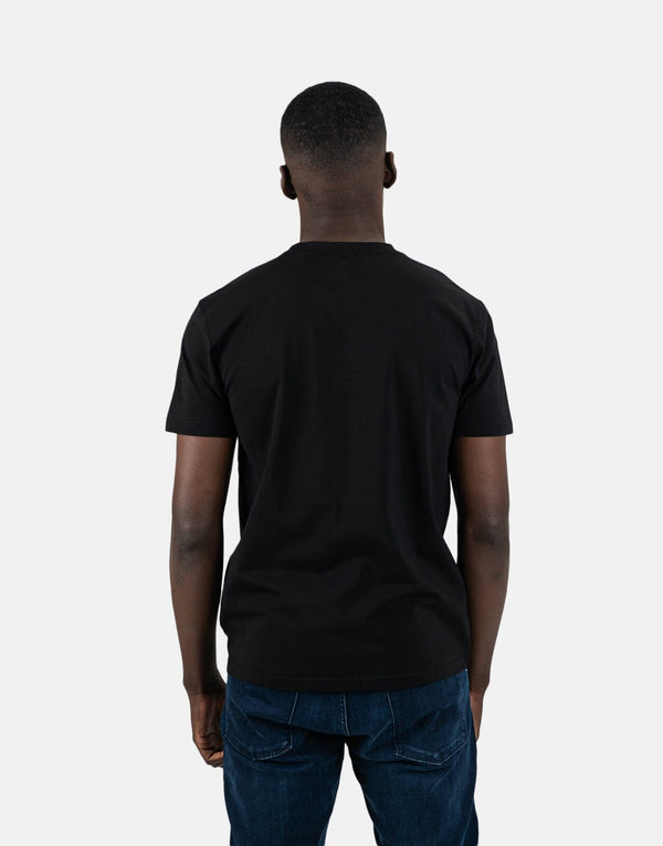 Premium Covali Taska Men's Black Cotton Blend T-Shirt for Everyday Style