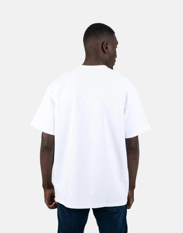 Covali Men's Premium White V-Neck Tee: Soft, Breathable, Versatile, Modern Style