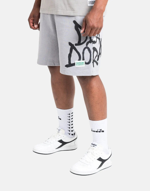 Diadora Amerigo Grey Athletic Comfort Shorts: Lightweight, Moisture-Wicking Performance for Training