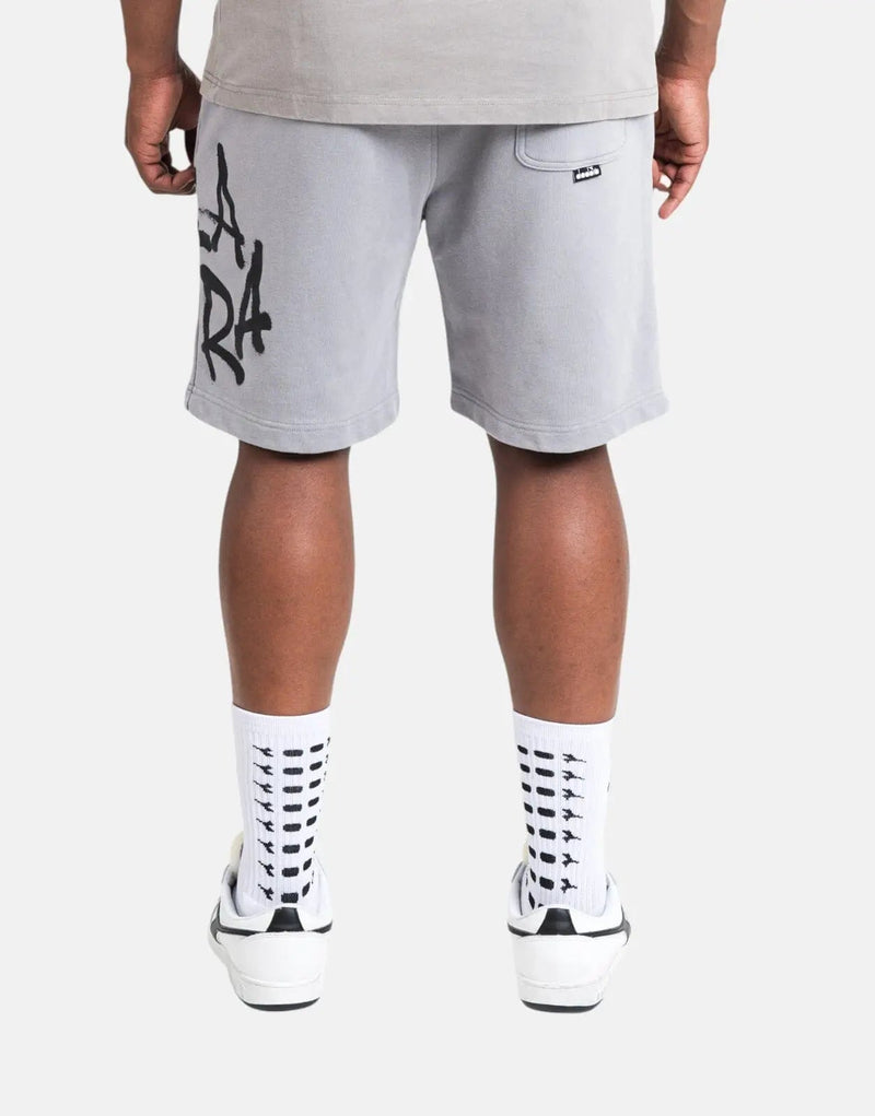 Diadora Amerigo Men's Grey Performance Athletic Running Shorts - Moisture-Wicking Comfort