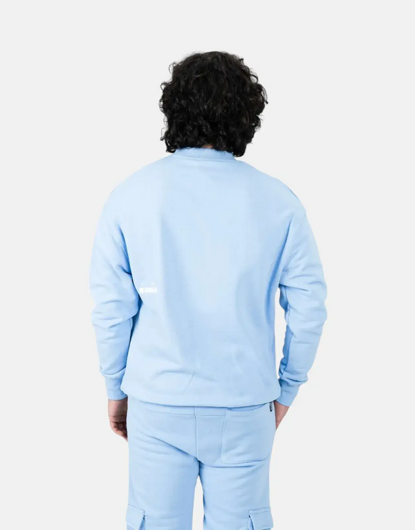 Diadora Axis Blue Sweatshirt for Men: Premium Comfort, Stylish Everyday Wear