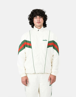 Diadora Men's Halo Stylish Brown Nylon Jacket - Timeless Italian Heritage Design