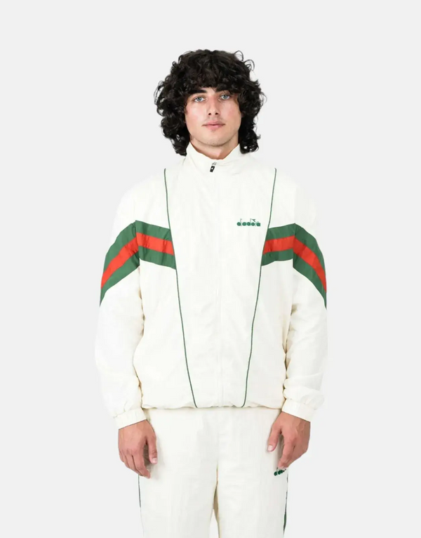 Diadora Men's Halo Stylish Brown Nylon Jacket - Timeless Italian Heritage Design