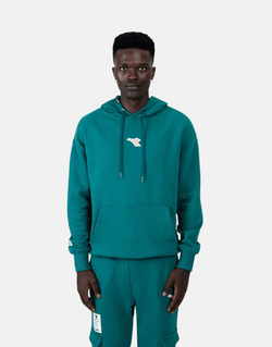 Diadora Mirage Premium Hooded Sweatshirt for Men - Unbrushed Fleece Comfort