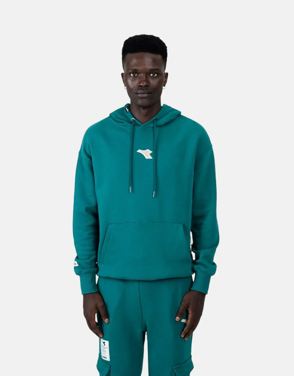 Diadora Mirage Premium Hooded Sweatshirt for Men - Unbrushed Fleece Comfort