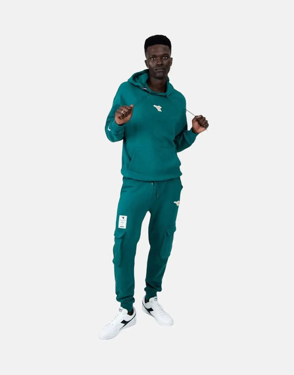 Diadora Mirage Premium Hooded Sweatshirt for Men - Unbrushed Fleece Comfort