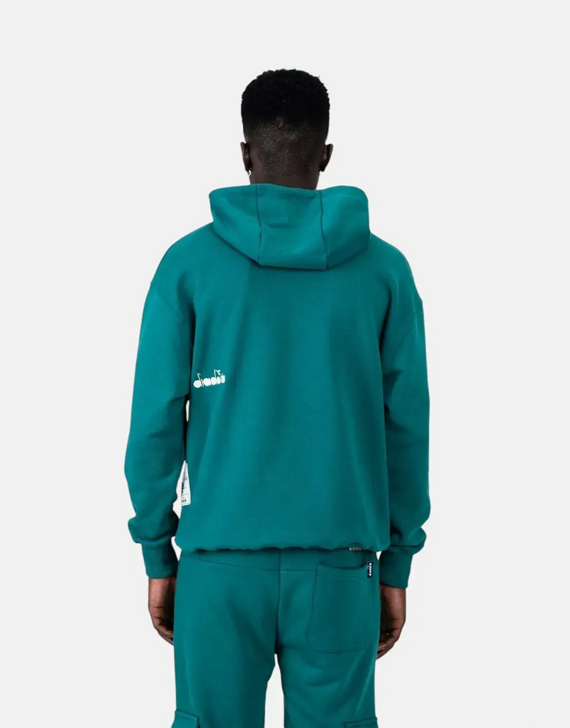 Diadora Mirage Premium Hooded Sweatshirt for Men - Unbrushed Fleece Comfort