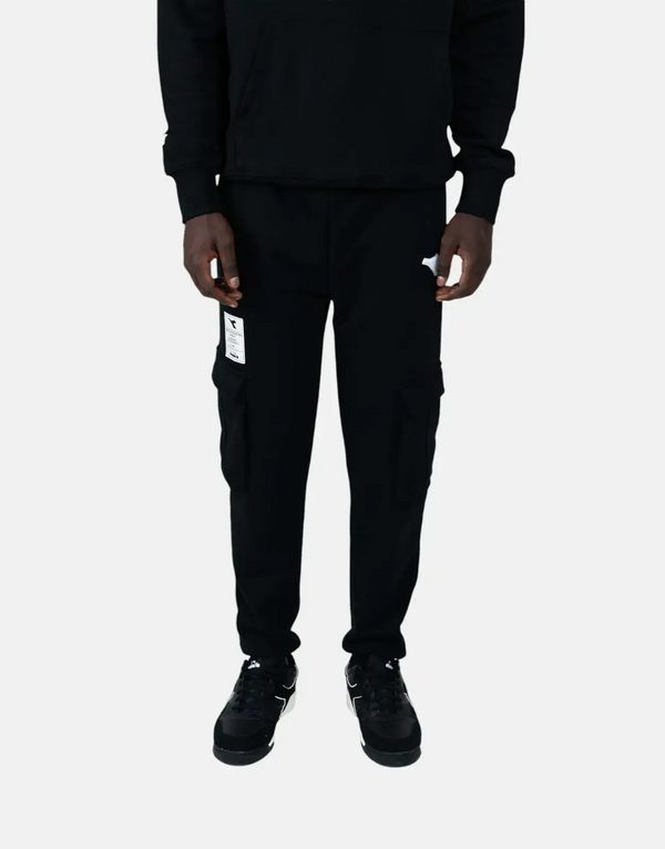 Diadora Prism Premium Black Fleece Sweatpants: Ultimate Comfort & Style for Men