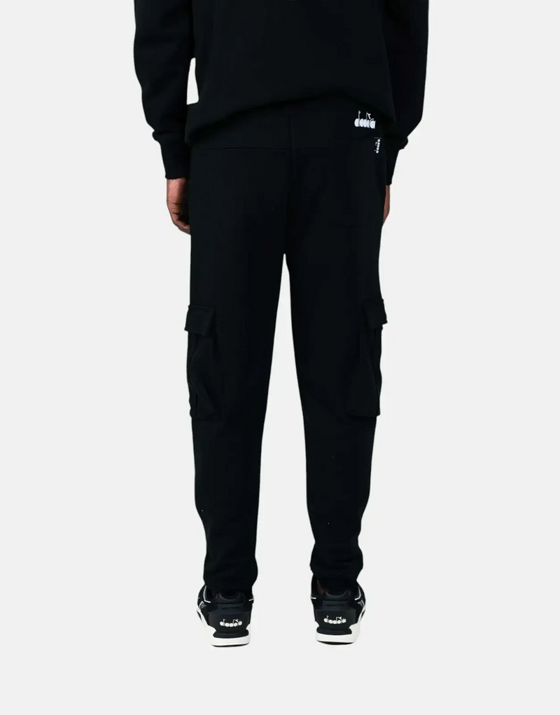 Diadora Prism Premium Black Fleece Sweatpants: Ultimate Comfort & Style for Men