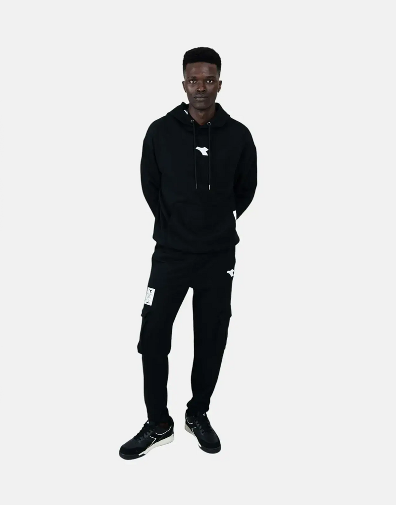 Diadora Prism Premium Black Fleece Sweatpants: Ultimate Comfort & Style for Men