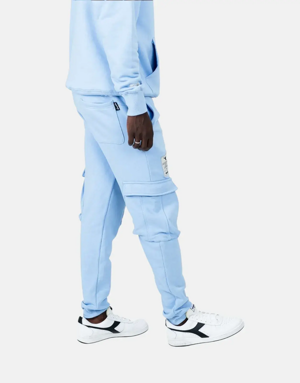 Diadora Prism Blue Men's Premium Fleece Sweatpants - Comfort, Style, Versatile Loungewear