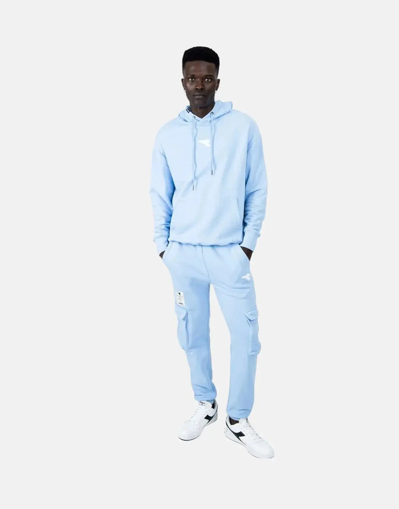 Diadora Prism Blue Men's Premium Fleece Sweatpants - Comfort, Style, Versatile Loungewear