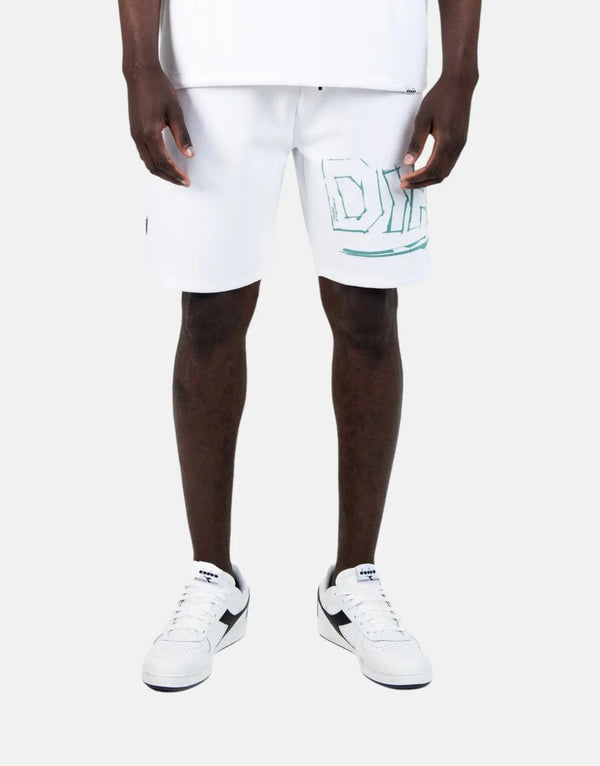 Diadora Severino Men's White Athletic Performance Shorts - Breathable, Comfortable, Stylish Training Wear