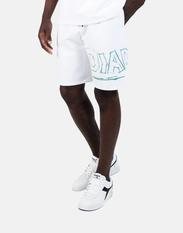 Diadora Severino Men's White Athletic Performance Shorts - Breathable, Comfortable, Stylish Training Wear