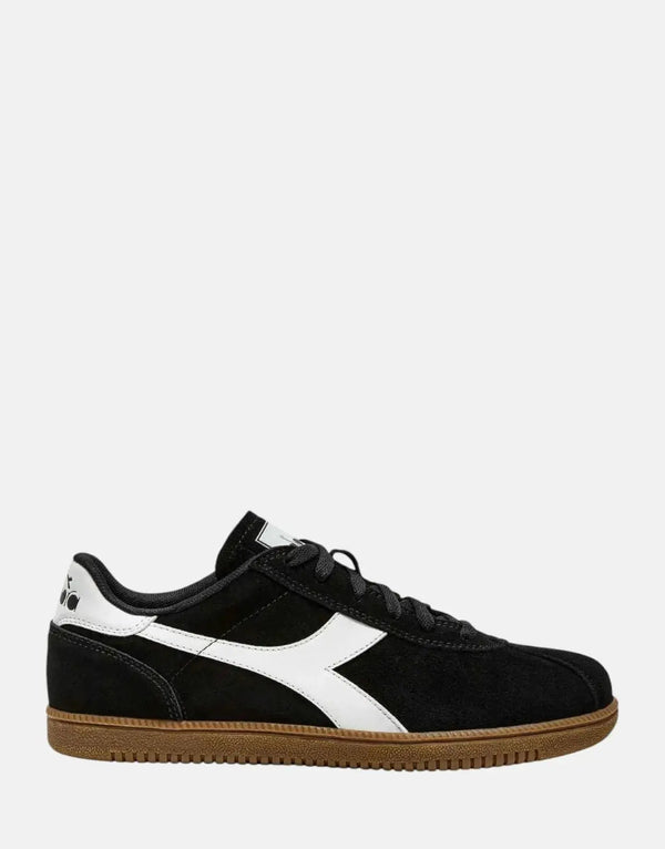 Diadora Tokyo Black Sneakers: Classic 80s Terrace Style, Premium Suede Comfort
