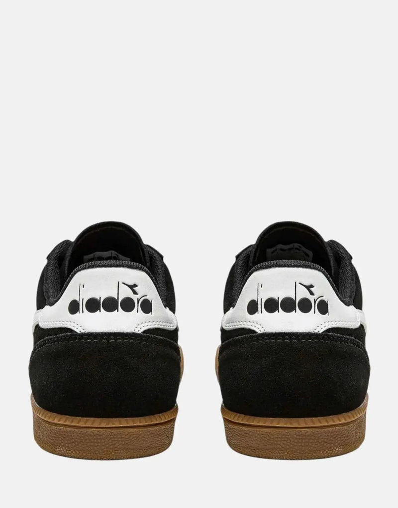 Diadora Tokyo Black Sneakers: Classic 80s Terrace Style, Premium Suede Comfort