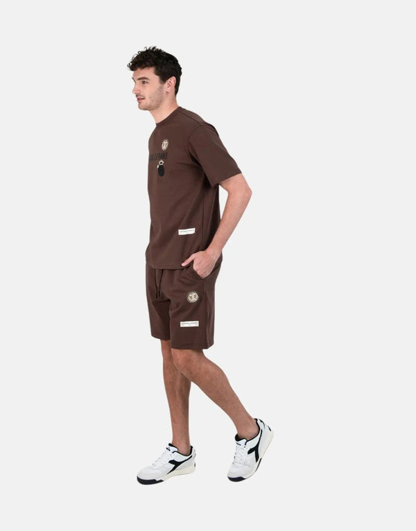 Diadora Valeo Men's Brown Active Performance Shorts for Training & Casual Wear