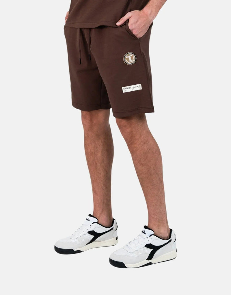 Diadora Valeo Men's Brown Active Performance Shorts for Training & Casual Wear