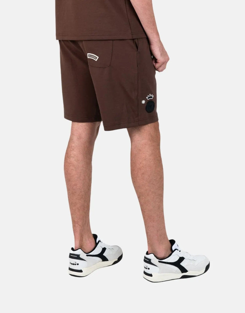 Diadora Valeo Men's Brown Active Performance Shorts for Training & Casual Wear