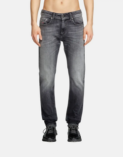 Diesel 1979 Sleenker Grey Wash Jeans for Men with Stretch Denim