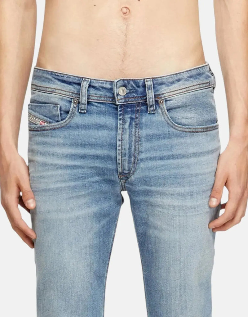 Diesel 1979 Sleenker Men's Skinny Low Waist Light Wash Stretch Jeans