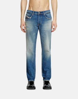 Diesel D-Finitive Tapered Denim Jeans: Regular Fit, Mid Waist, Button Fly