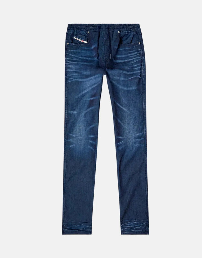 Diesel D-Strukt Jogg Sweat Jeans: Slim Fit, Dark Blue Wash, Ultimate Comfort Blend