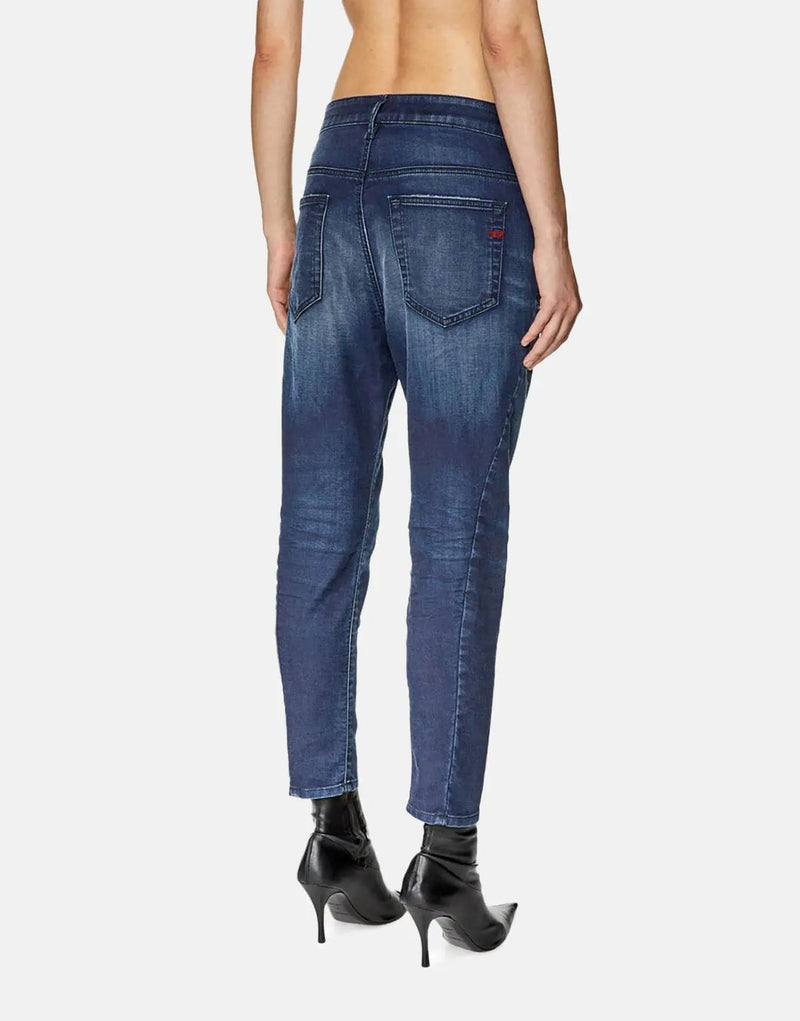 Diesel D-Fayza-B Women's Jogg Jeans: Super Comfortable Stretch Denim, Relaxed Tapered Fit