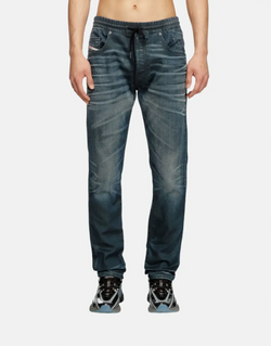 Diesel D-Krooley Jogg Jeans: Tapered Fit, Mid Waist, Ultimate Comfort Denim