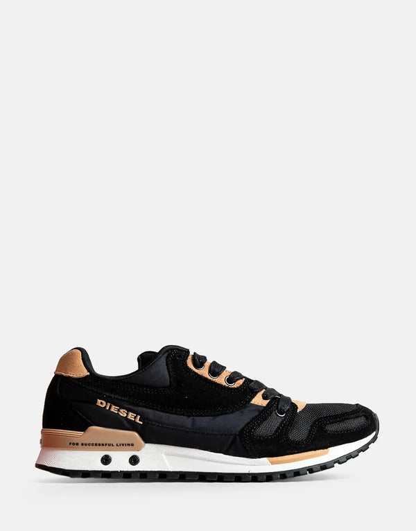 Diesel "High-Speed Absolute" Men's Performance Lifestyle Sneakers Black