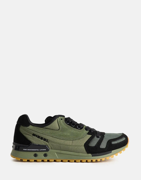 Diesel Men's High Speed Absolute Green Performance Lifestyle Sneakers