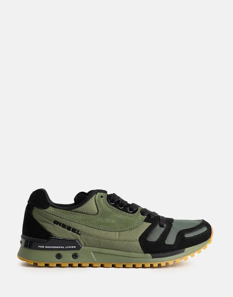 Diesel Men's High Speed Absolute Green Performance Lifestyle Sneakers
