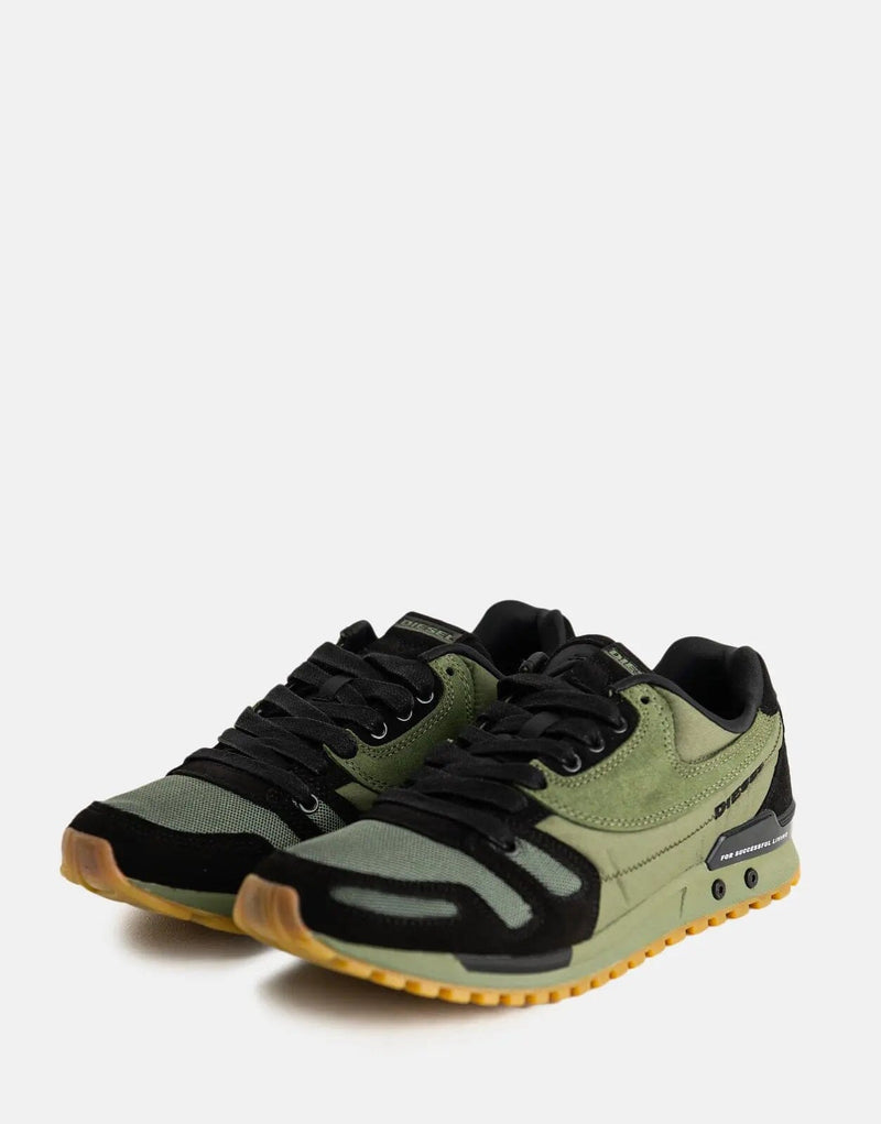 Diesel Men's High Speed Absolute Green Performance Lifestyle Sneakers