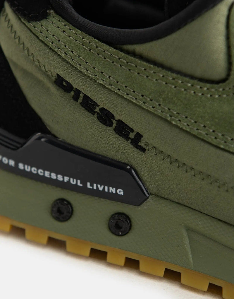 Diesel Men's High Speed Absolute Green Performance Lifestyle Sneakers